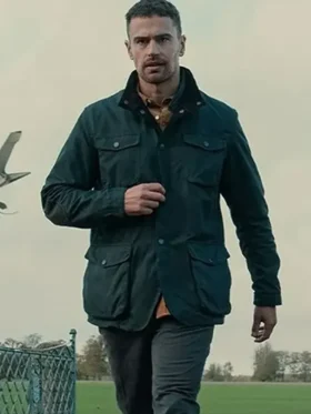 Theo James The Gentlemen 2024 Black Cotton Jacket