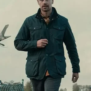 Theo James The Gentlemen 2024 Black Cotton Jacket