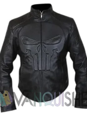 Thomas Jane The Punisher Leather Jacket front