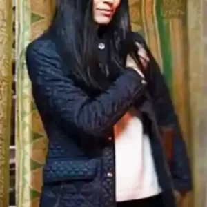 Thony The Cleaning Lady Black Quilted Jacket