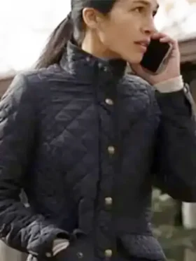 Thony The Cleaning Lady Black Quilted Puffer Jacket
