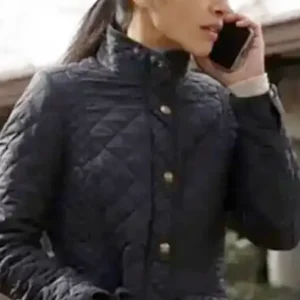 Thony The Cleaning Lady Black Quilted Puffer Jacket