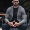 Top G Andrew Tate Grey Blazer