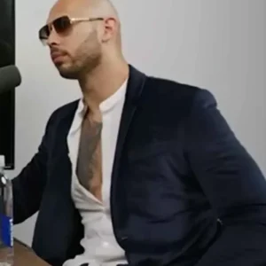 Top G Andrew Tate Outfit Black Velvet Suit