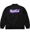 Toronto Raptors Vintage Logo Lightweight Satin Jacket Back