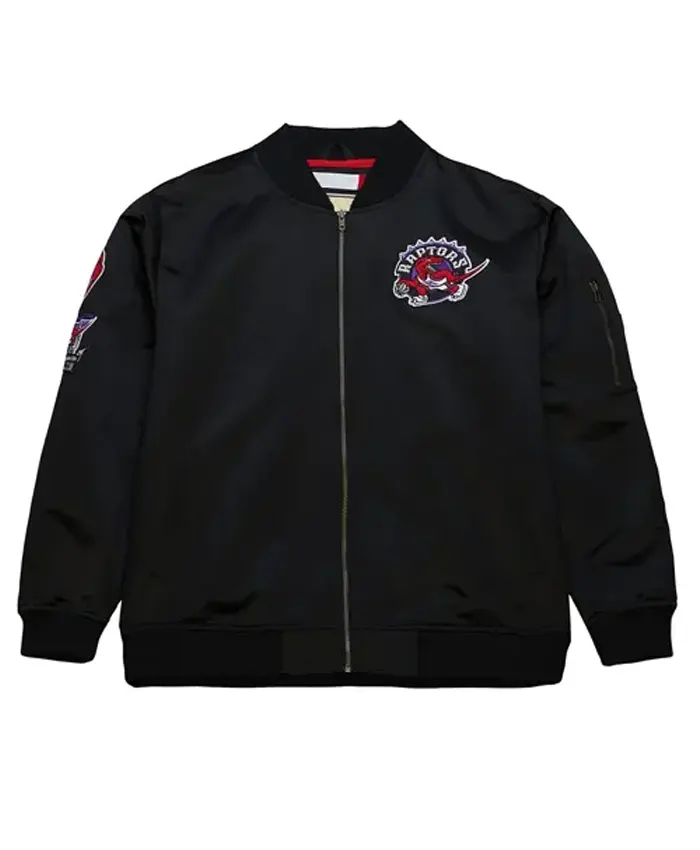 Toronto Raptors Vintage Logo Lightweight Satin Jacket