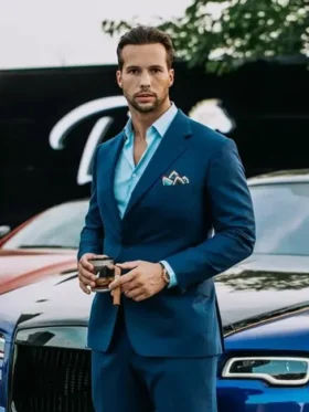 Tristan Tate Blue Suit