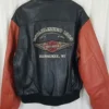 Unisex Harley Davidson Leather Bomber Jacket
