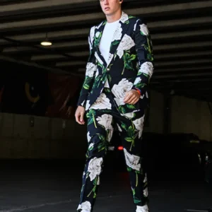 Unisex Joe Burrow Floral Suit