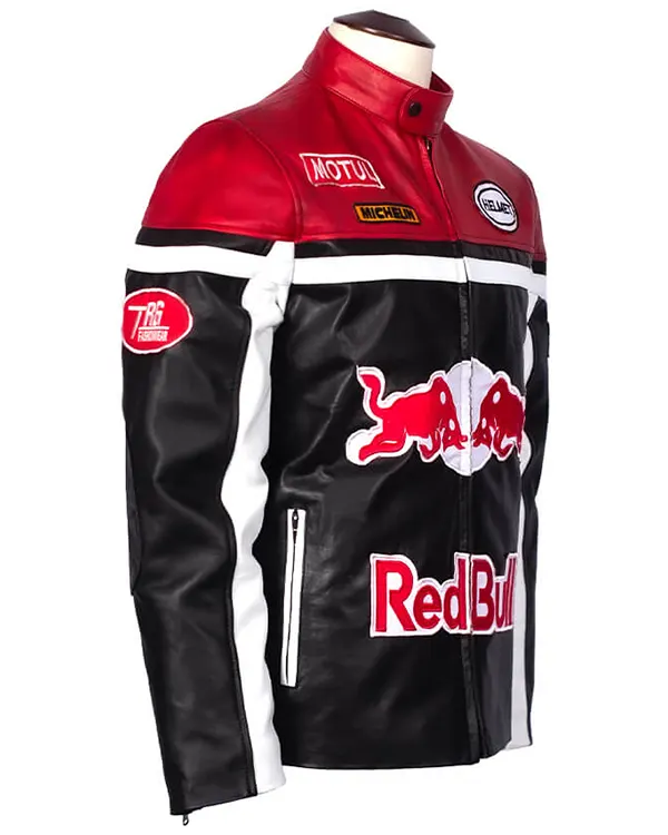 Unisex Red Bull Racing Leather Jacket