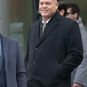 Vincent DOnofrio Daredevil Born Again 2024 Black Long Coat