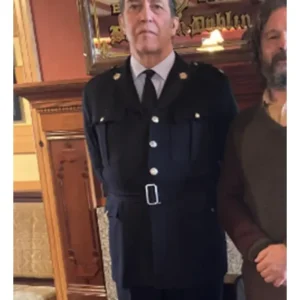 Vincent O’Shea In the Land of Saints and Sinners Black Coat front