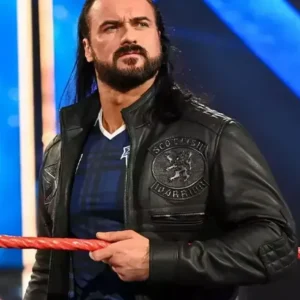 WWE Raw Drew McIntyre Leather Jacket