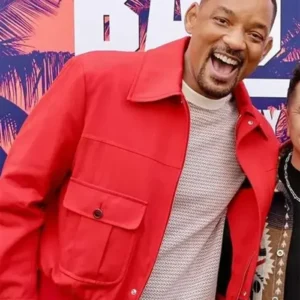 Will Smith Bad Boys Ride or Die 2024 Red Jacket