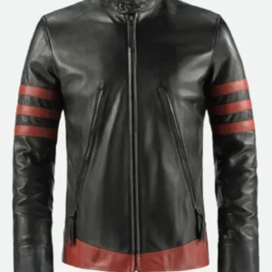X Men Origins Wolverine Black Leather Jacket
