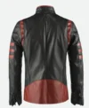 X Men Origins Wolverine Black Leather Jacket Back