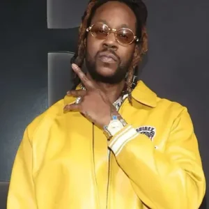 2 Chainz Premiere Night Yellow Leather Jacket