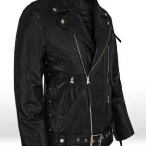 Arnold Schwarzenegger Terminator 2 Black Biker Jacket