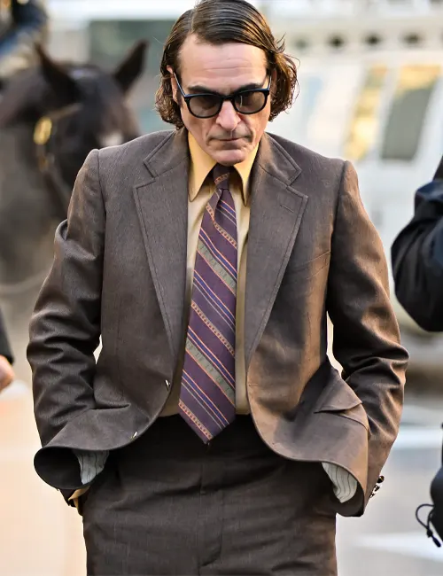 Arthur Fleck Joker Folie a Deux 2024 Brown Suit On Sale