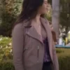 Bailey Nune The Rookie S05 Jenna Dewan Pink Biker Leather Jacket