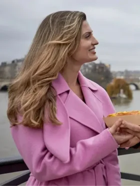 Brooke DOrsay Crimes of Fashion Killer Clutch Pink Trench Coat