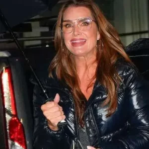 Brooke Shields NYC 2024 Puffer Jacket