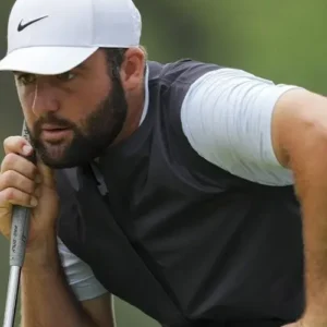 Buy 2024 RBC Heritage Scottie Scheffler Black Vest For Sale 