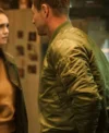 Buy Aaron Eckhart Movie The Bricklayer 2024 Vails Green Bomber Jacket For Sale Men And Women