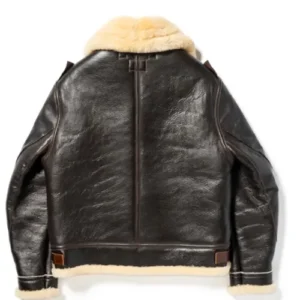 Buy Adam Goldberg TV Series The Equalizer S04 Harry Keshegian Brown Leather Sherpa Jacket For Sale