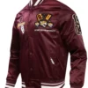Buy Bethune-Cookman University Homecoming Rib Full-Snap Satin Jacket For Sale Men And Women