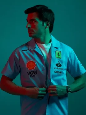 Buy Ferrari Racing Blue Miami Grand Prix Shirt For Sale