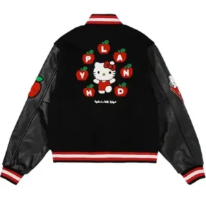 Buy Hello Kitty Apples H Black Varsity Jacket