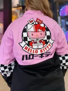 Buy Hello Kitty Black and Pink Racer Jacket