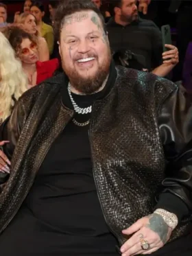 Buy Jelly Roll 2024 iHeartRadio Music Awards Leather Jacket