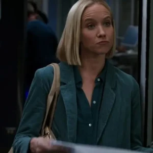 Buy Jessy Schram Chicago Med Season 8 Hannah Asher Green Corduroy Blazer