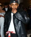 Buy Kendrick Lamar Met Gala Quilted Black Long Leather Jacket For Sale Men And Women
