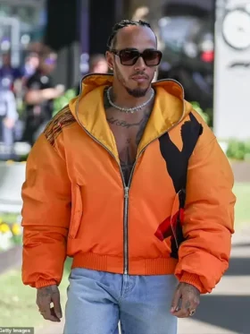 Buy Lewis Hamilton Australian Grand Prix Orange Ombre Coat For Sale