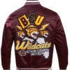Buy Men And Women Bethune-Cookman University Homecoming Rib Full-Snap Satin Jacket For Sale 