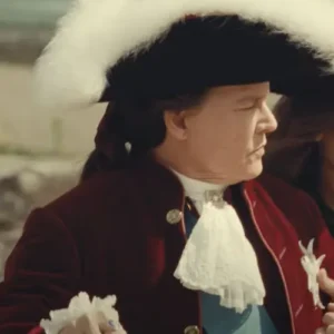 Buy Men And Women Johnny Depp Jeanne du Barry Louis XV Red Velvet Coat For Sale 