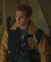 Buy Men And Women K.J. Apa Riverdale S07 Archie Andrews Blue and Yellow Bomber Jacket For Sale 