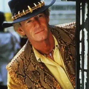 Buy Men And Women Paul Hogan Crocodile Mick ‘Crocodile Dundee Leather Jacket For Sale