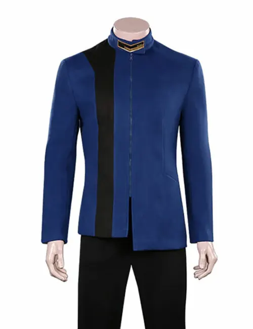 Buy Men And Women Paul Stamets Star Trek Season 05 Anthony Rapp Blue Jacket For Sale