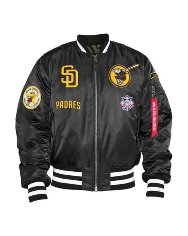 Buy San Diego Padres MA-1 Bomber Jacket