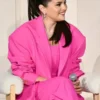 Buy Selena Gomez Pink Blazer Jacket