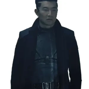 Buy Simu Liu Atlas 2024 Black Trench Coat