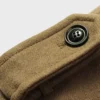 Buy Stylish Men’s Mid-Length Brown Wool Coat For Sale Men And Women