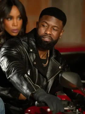 Buy Trevante Rhodes Mea Culpa 2024 Black Biker Jacket