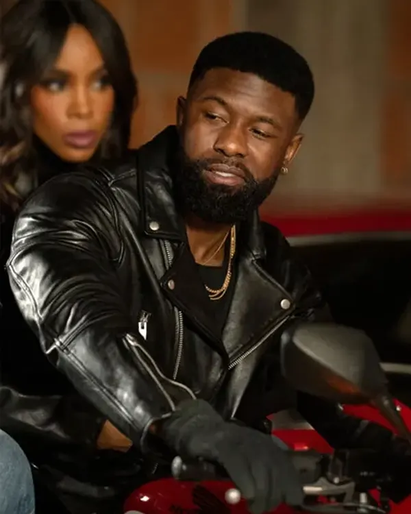 Buy Trevante Rhodes Mea Culpa 2024 Black Biker Jacket