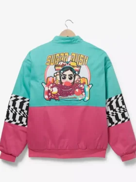 Buy Vanellope Von Schweetz Blue And Pink Racing Jacket For Sale Men And Women