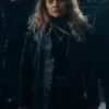 Buy Villains Incorporated 2024 Mallory Everton Black Leather Coat